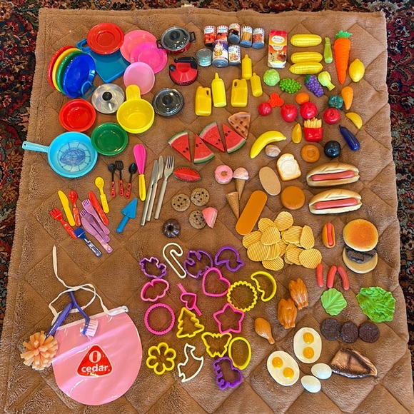Toys | Amazing Large Lot Kids Play Food Cooking And Cleaning | Poshmark
